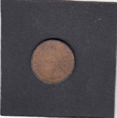 Beschrijving: 1 Cent INDIAN HAED